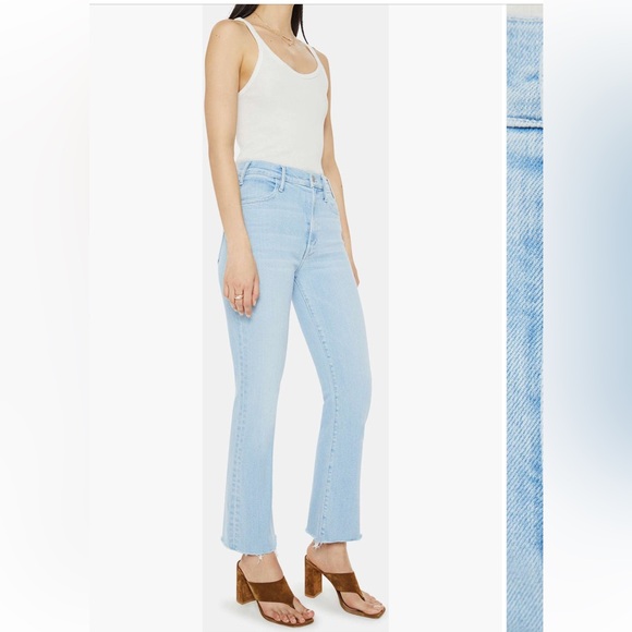 Mother Denim - The Hustler Ankle Fray - “Ball’s in your Court” Wash - Size 26